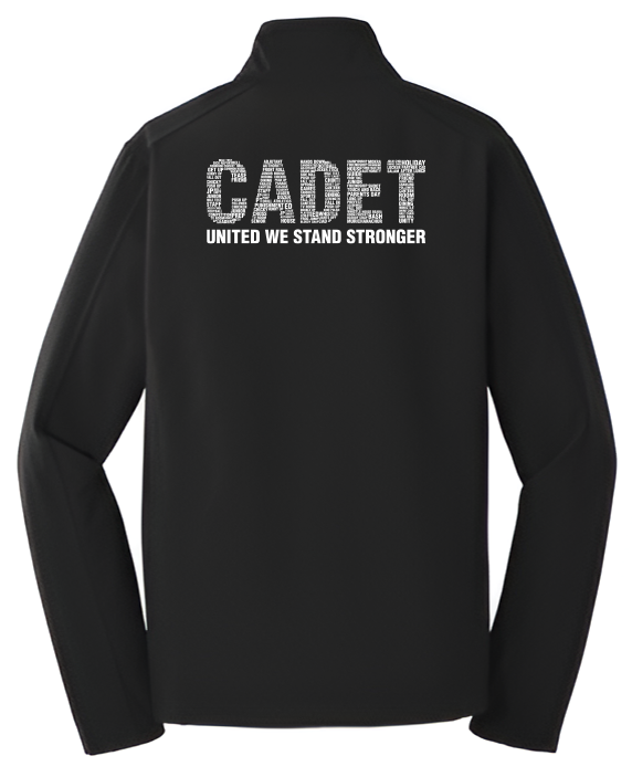 Cadet Premium Jacket with Typography - Quest (Black)