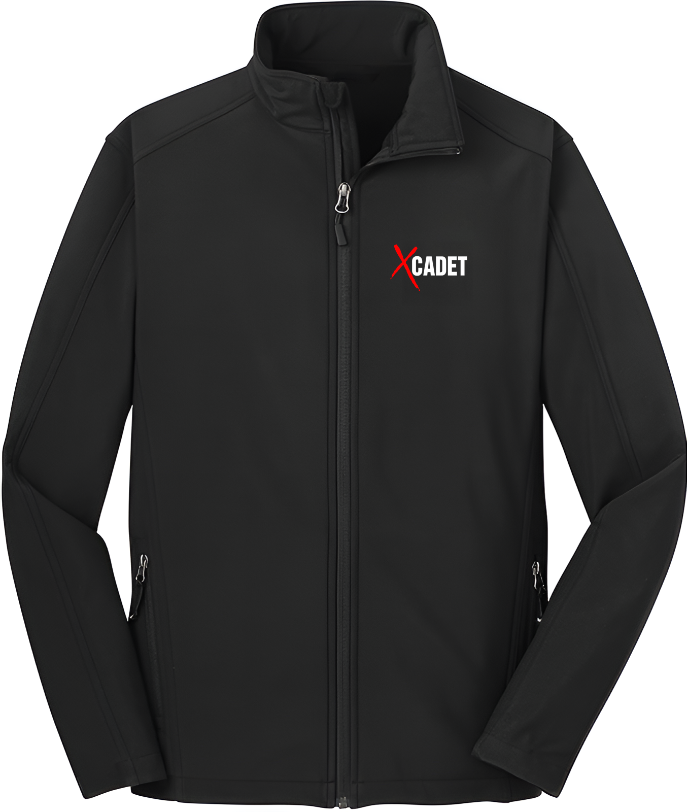 Cadet Premium Jacket with Typography - Quest (Black)